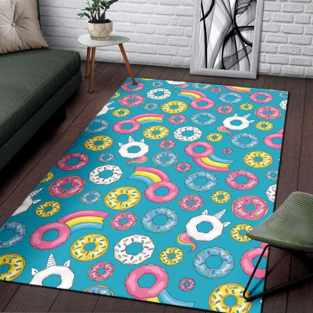 Donut Pattern Print Design DN013 Area Rugs