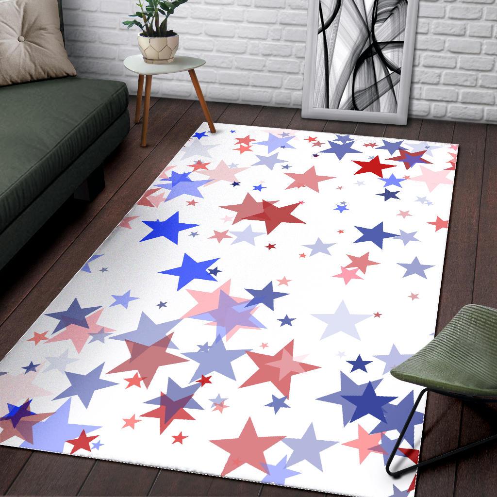 USA Star Pattern Area Rug