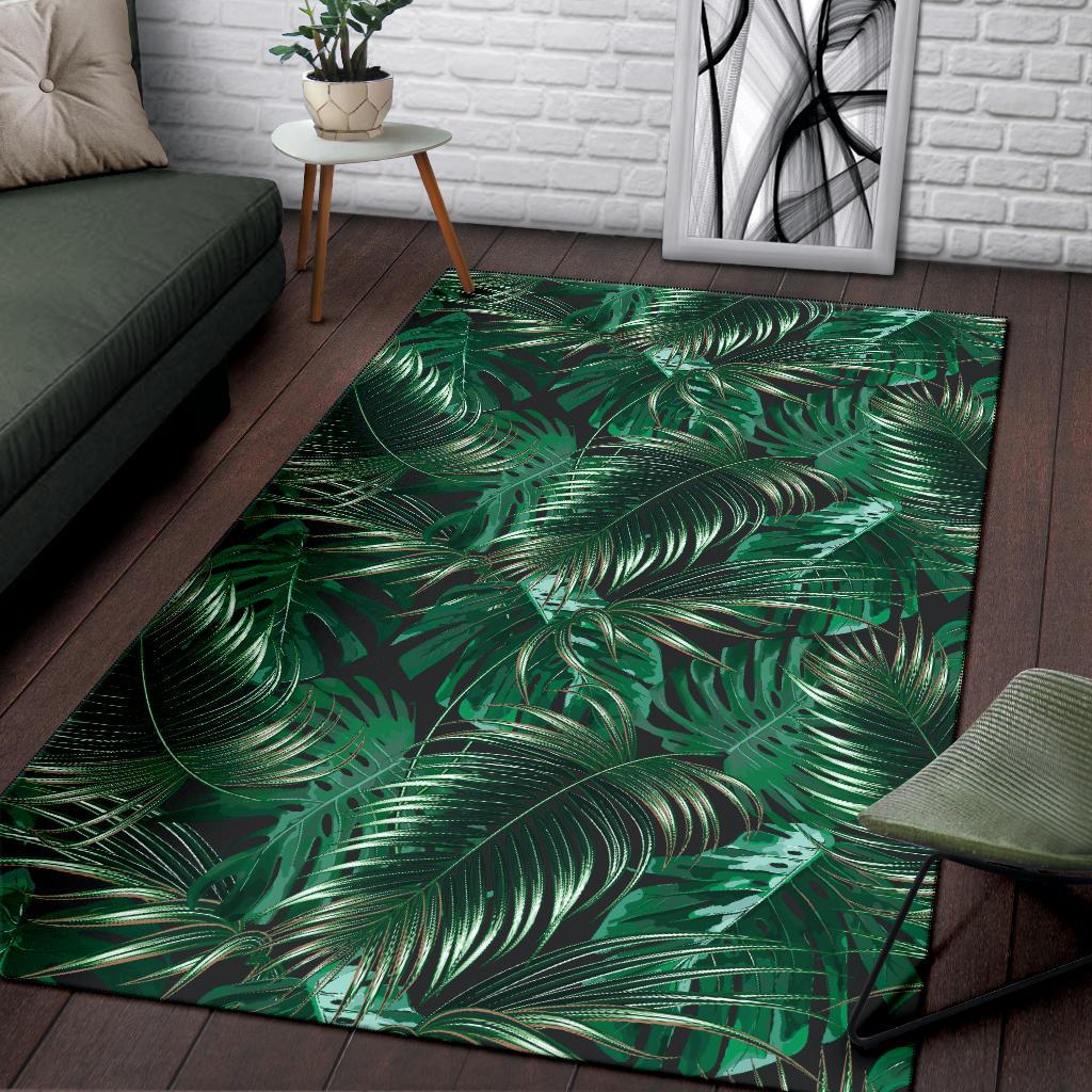 Tropical Flower Pattern Print Design TF012 Area Rugs