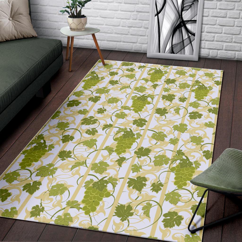 Grape Pattern Background Area Rug
