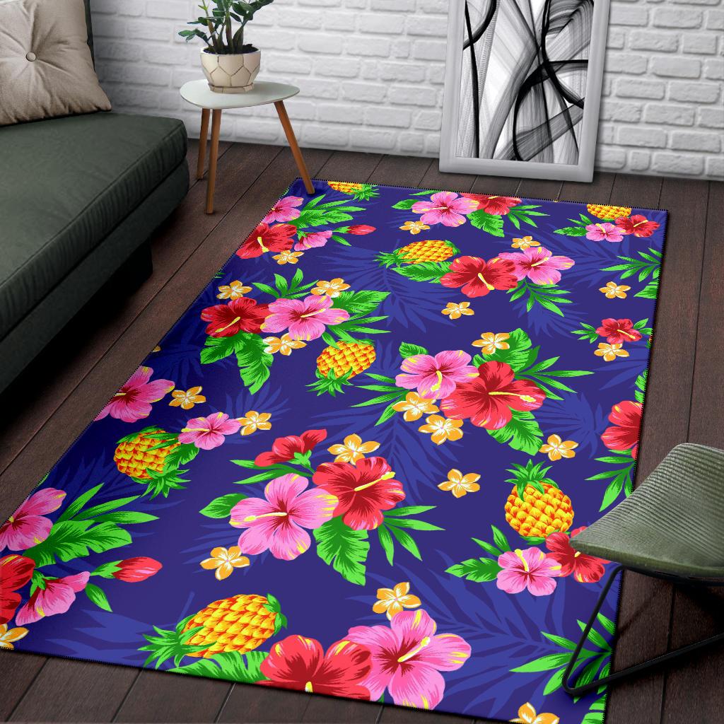 Hawaiian Themed Pattern Print Design H05 Area Rugs