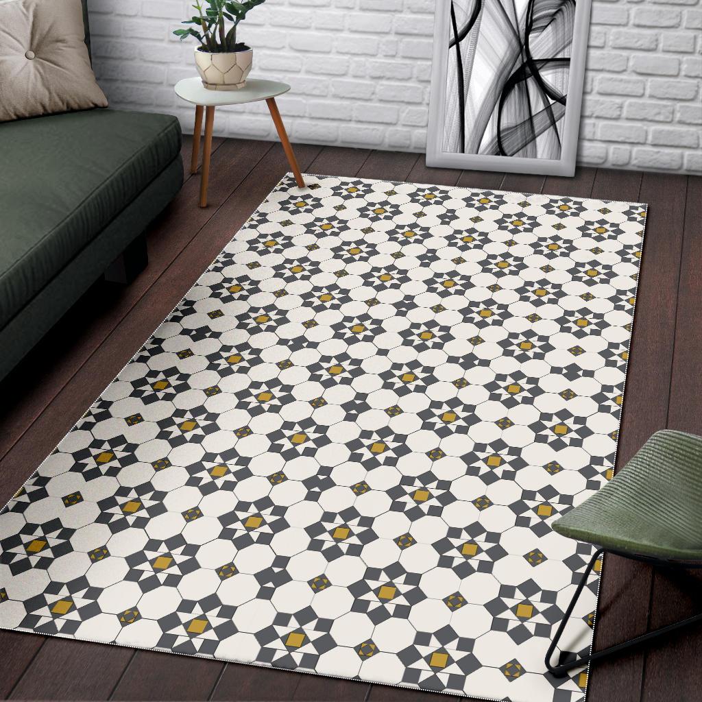 Arabic Morocco Pattern Background Area Rug