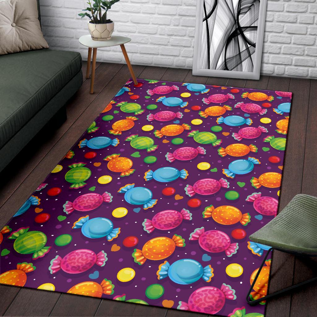Candy Pattern Print Design CA05 Area Rugs