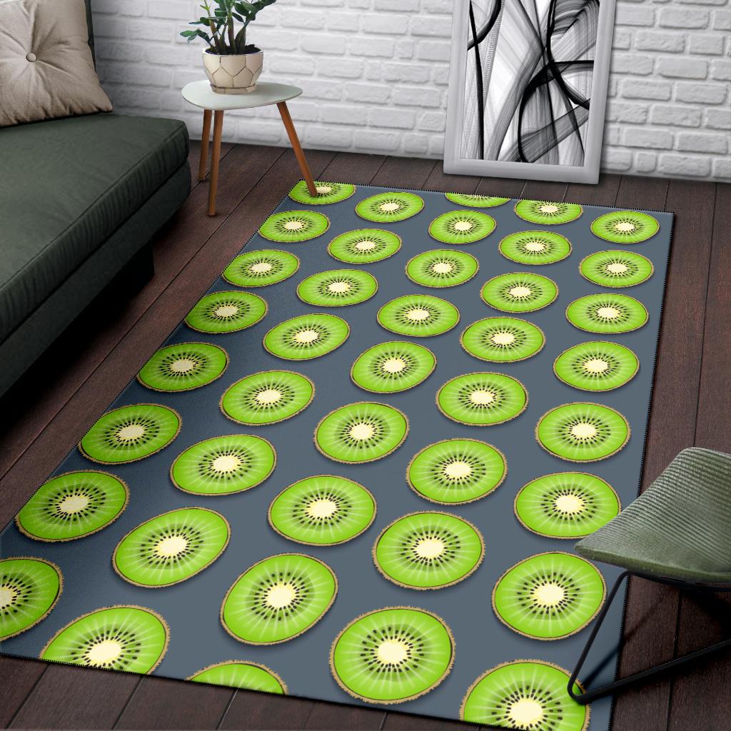 Kiwi Pattern Print Design KW06 Area Rugs