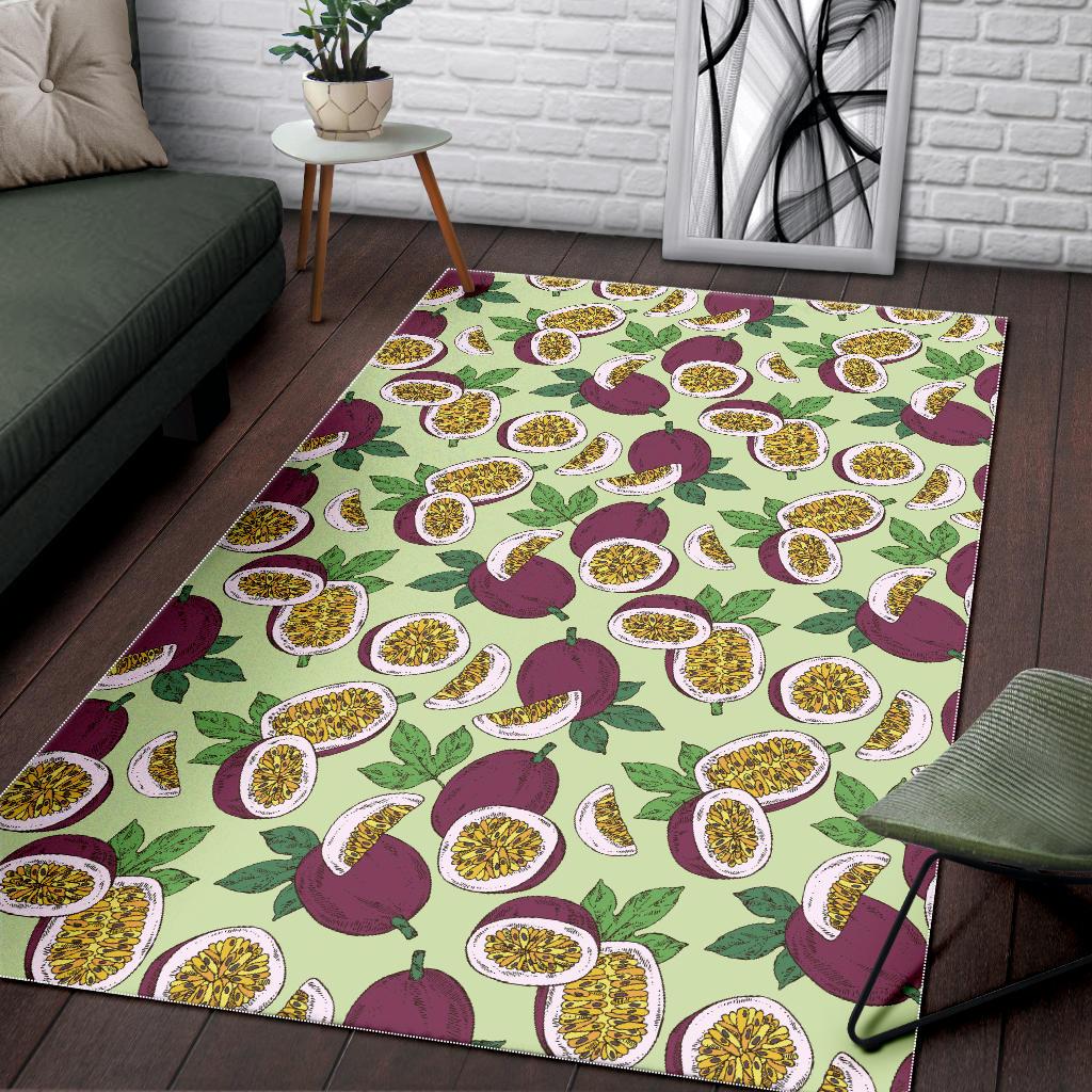 Passion fruit pattern Area Rug