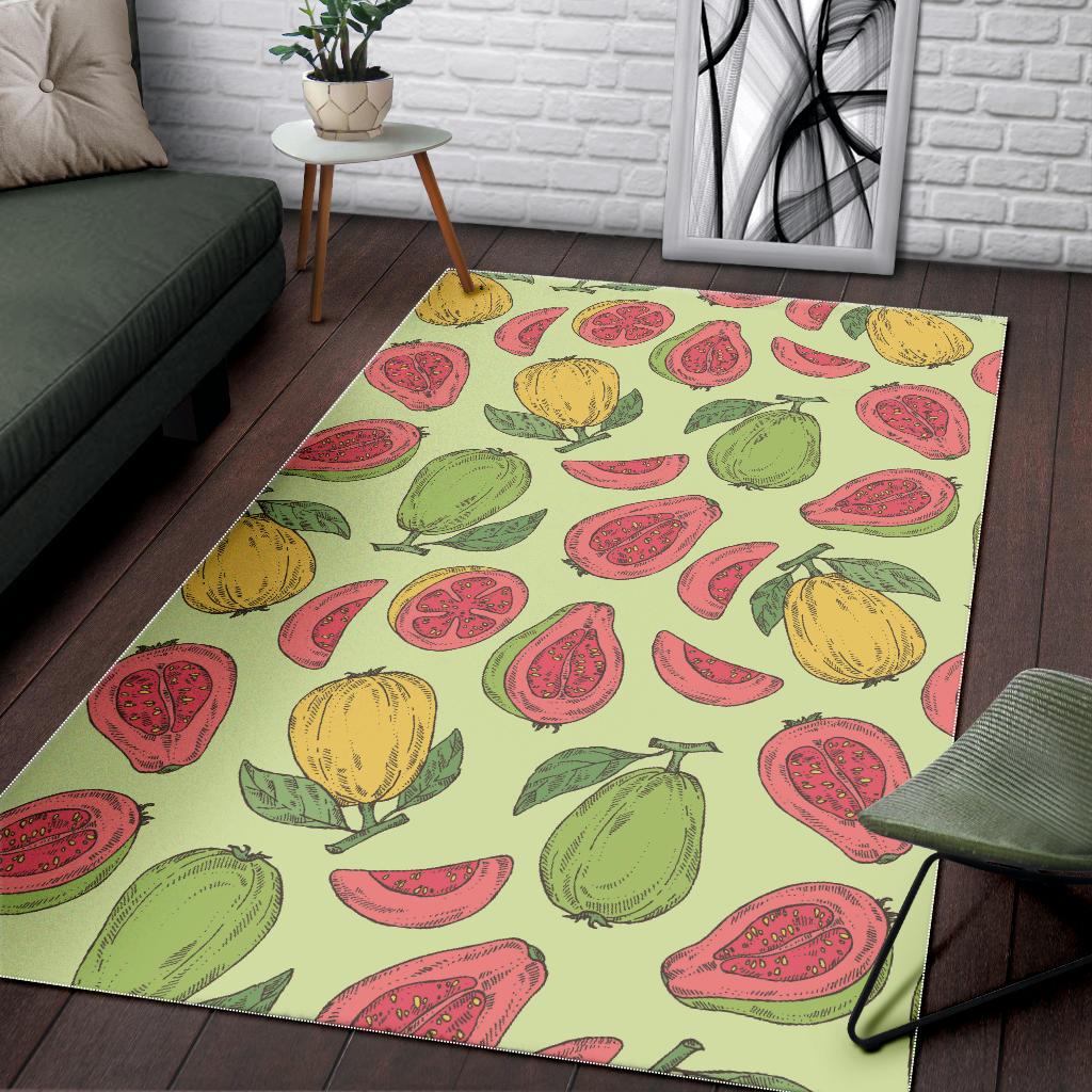 Guava Pattern Background Area Rug