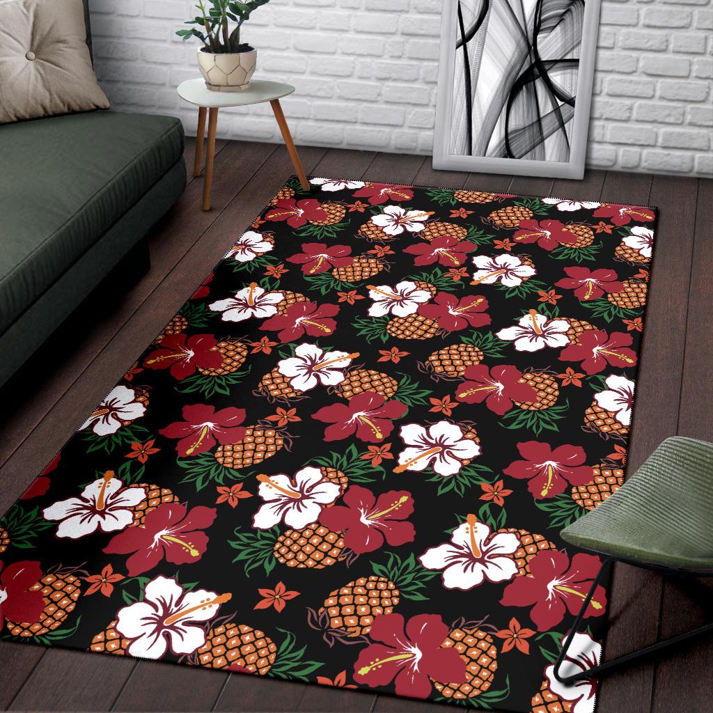 Hawaiian Themed Pattern Print Design H013 Area Rugs