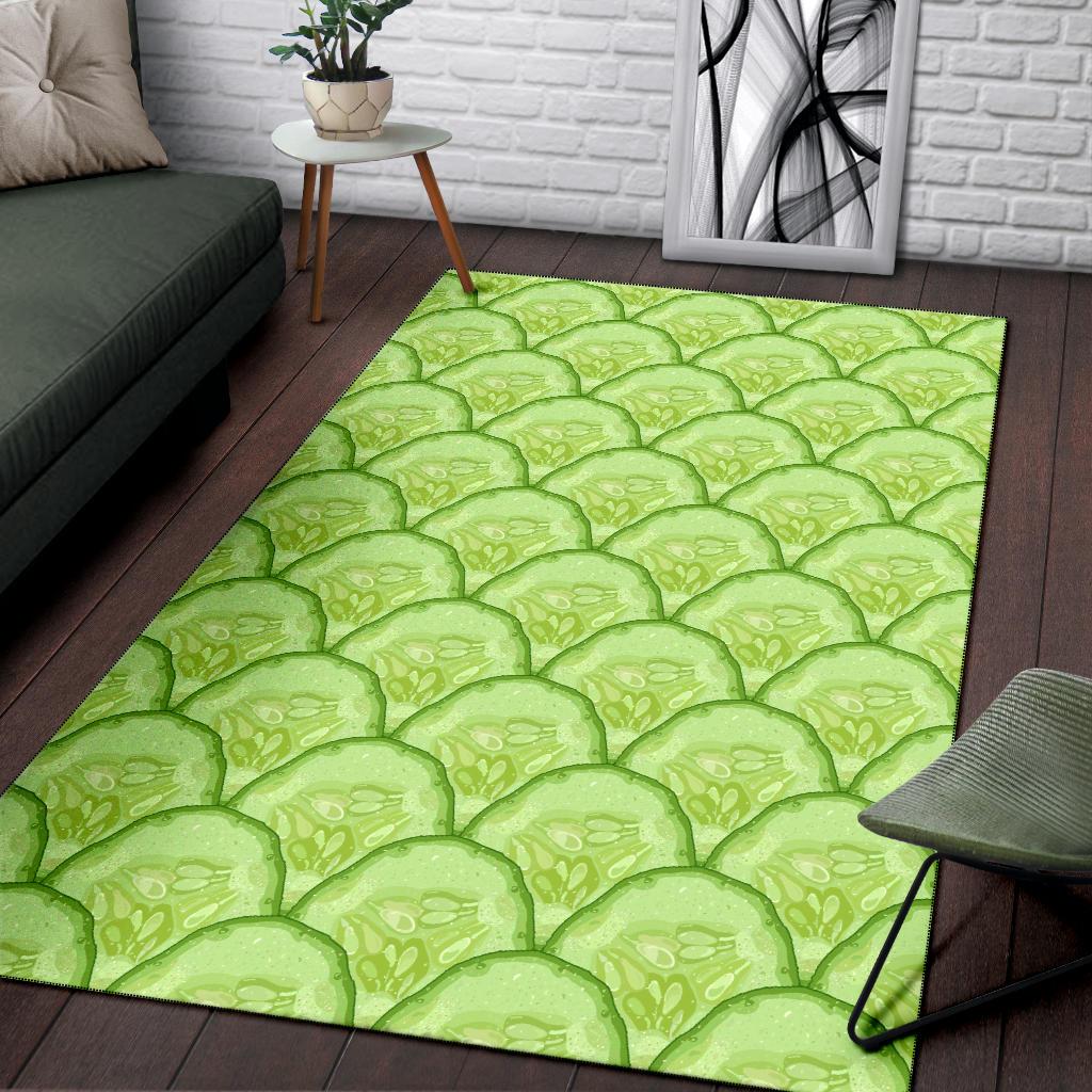 Cucumber Pattern Print Design CC04 Area Rugs
