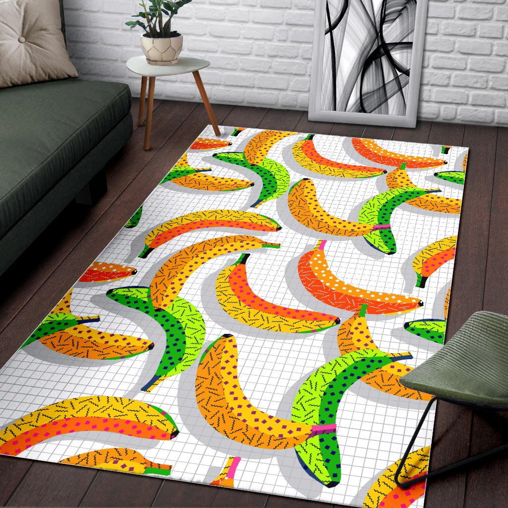 Banana Geometric Pattern Area Rug