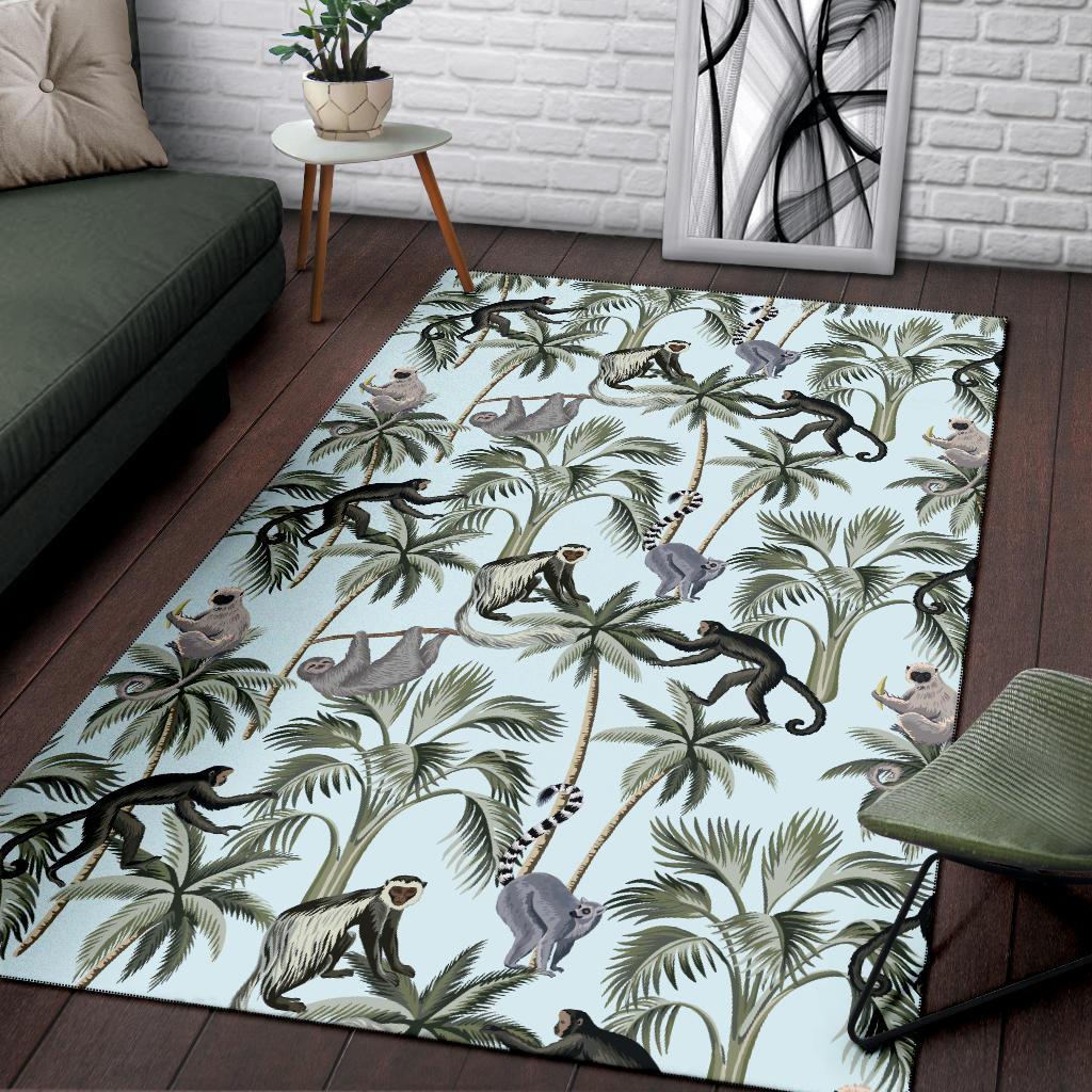 Rainforest Pattern Print Design RF04 Area Rugs