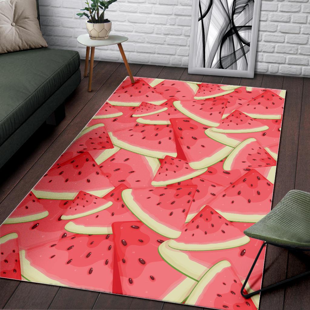 Watermelon Pattern Background Area Rug