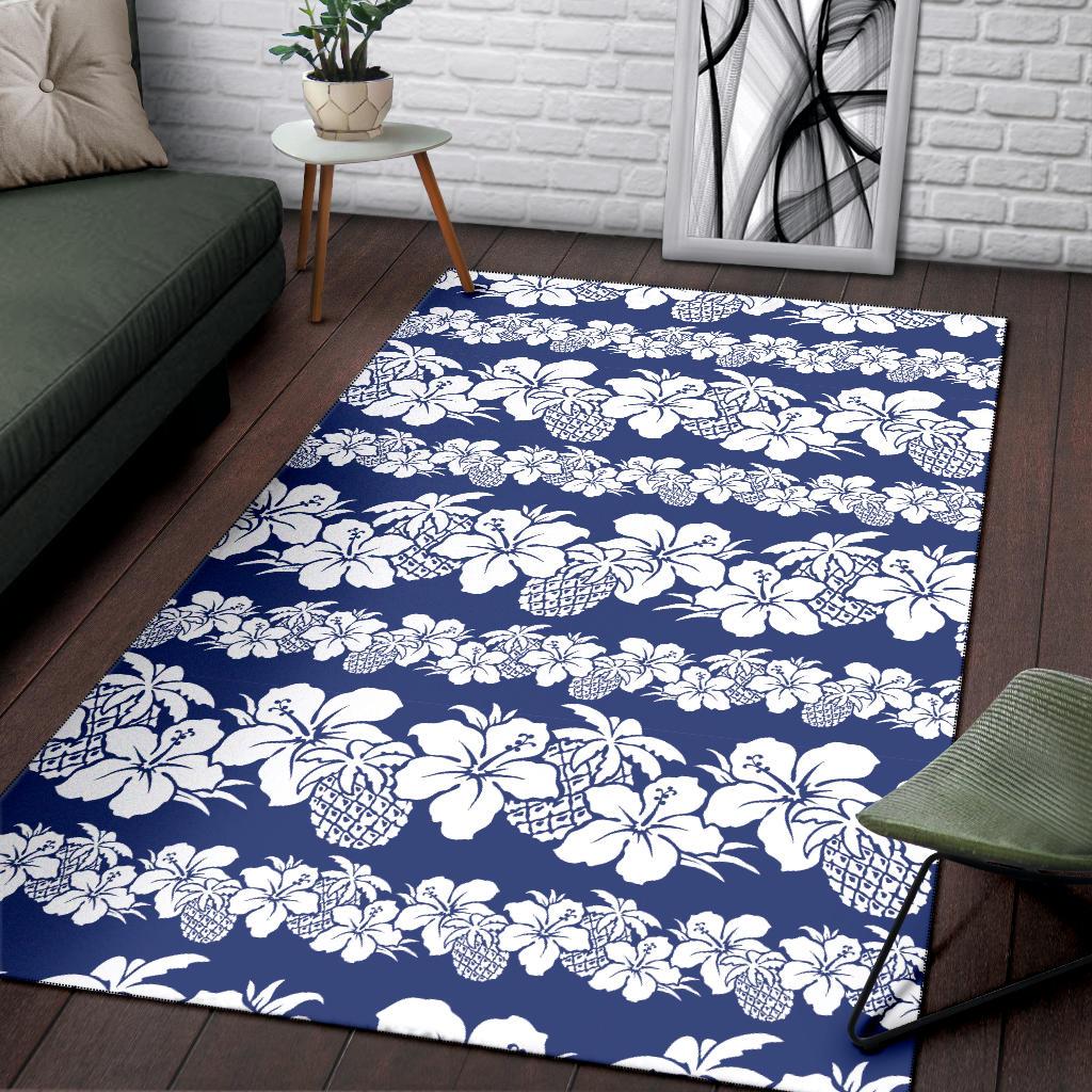 Hawaiian Themed Pattern Print Design H07 Area Rugs