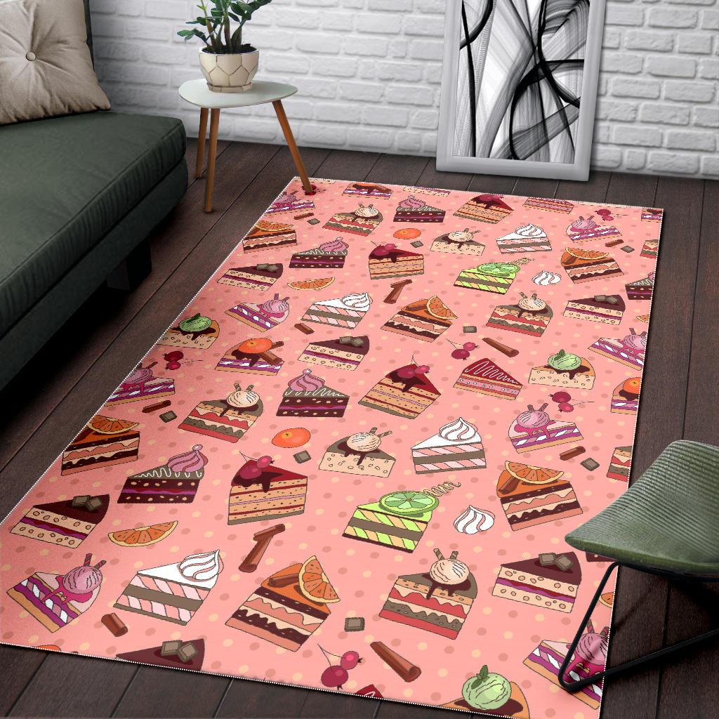 Cake Pattern Pokka dot Background Area Rug