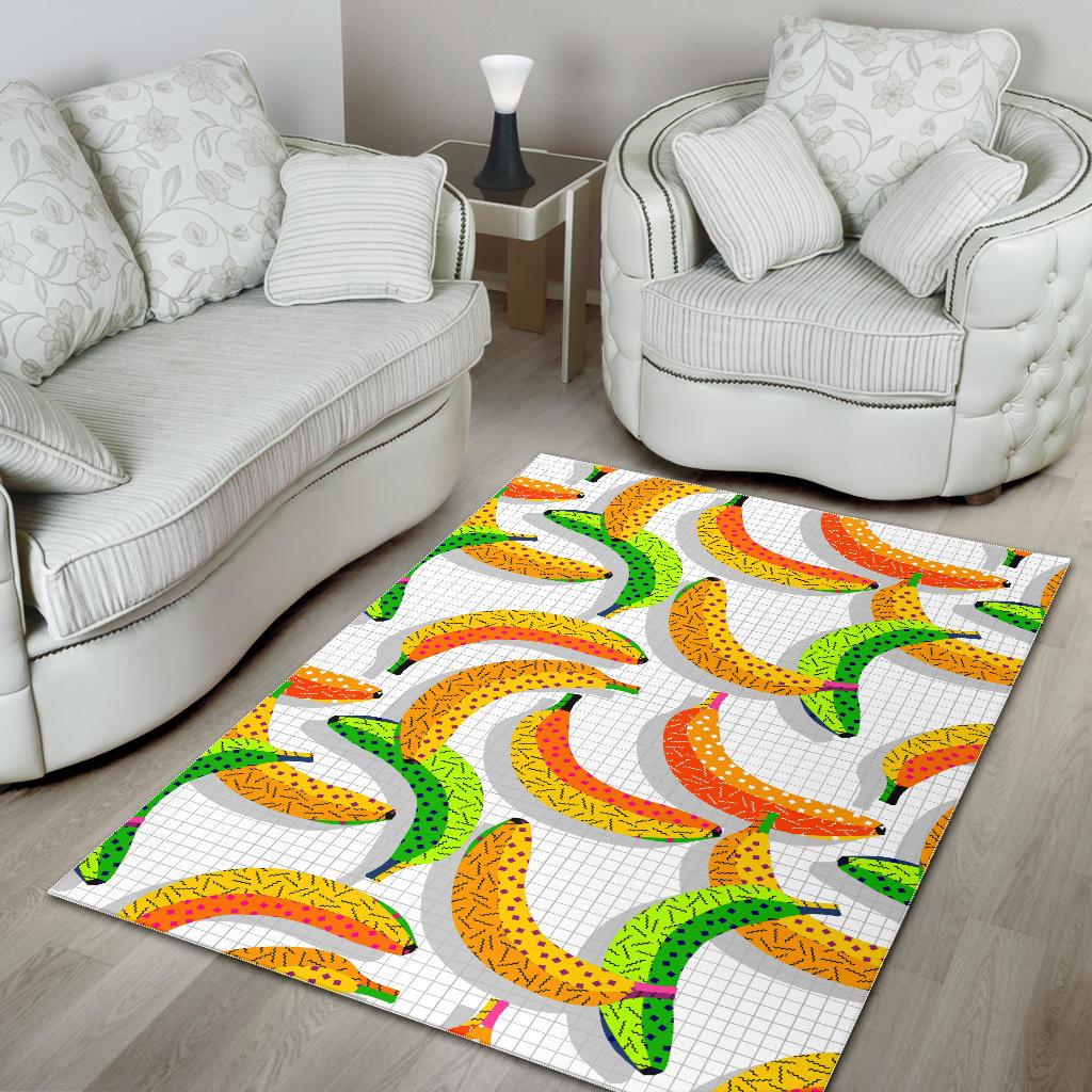 Banana Geometric Pattern Area Rug