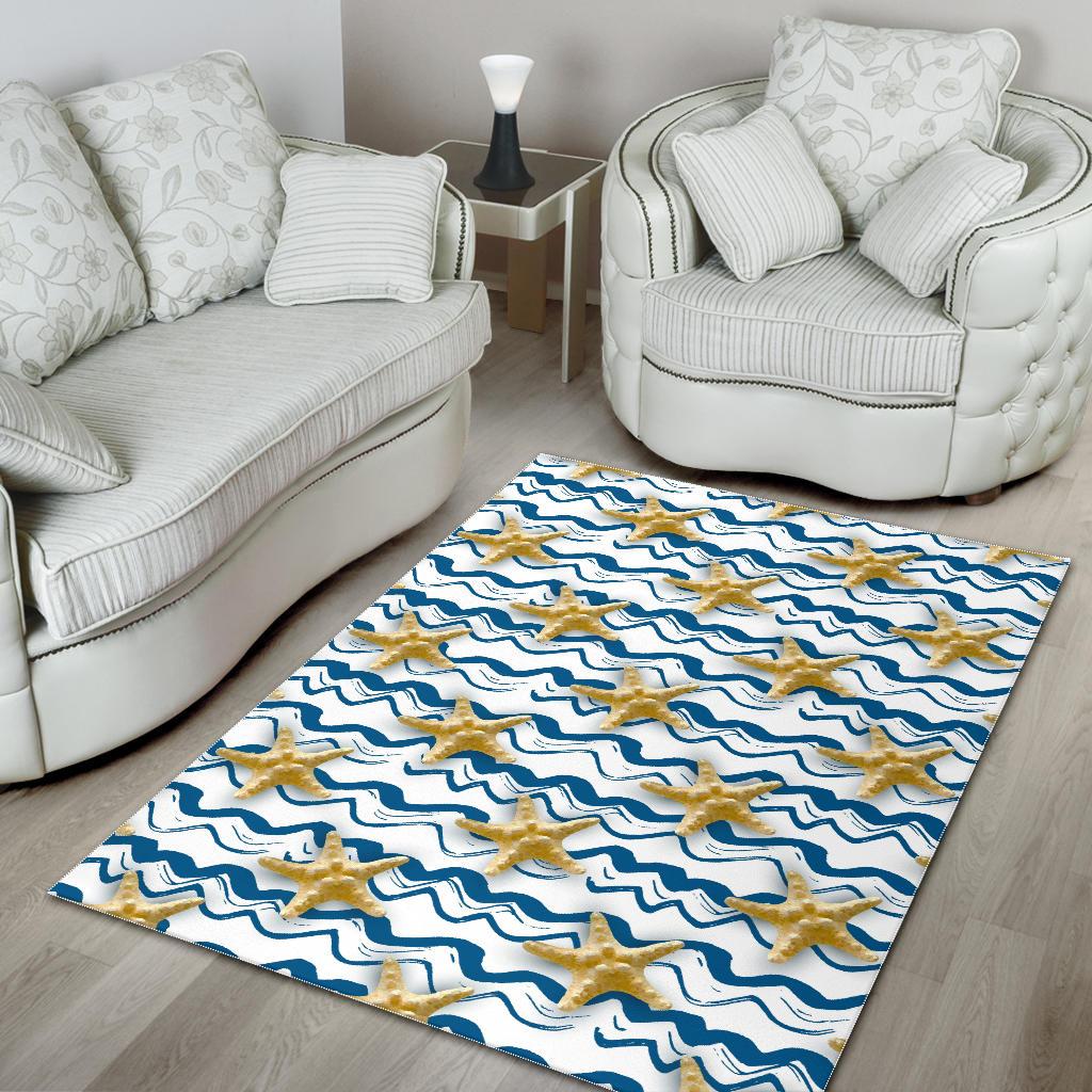 Starfish Pattern Area Rug