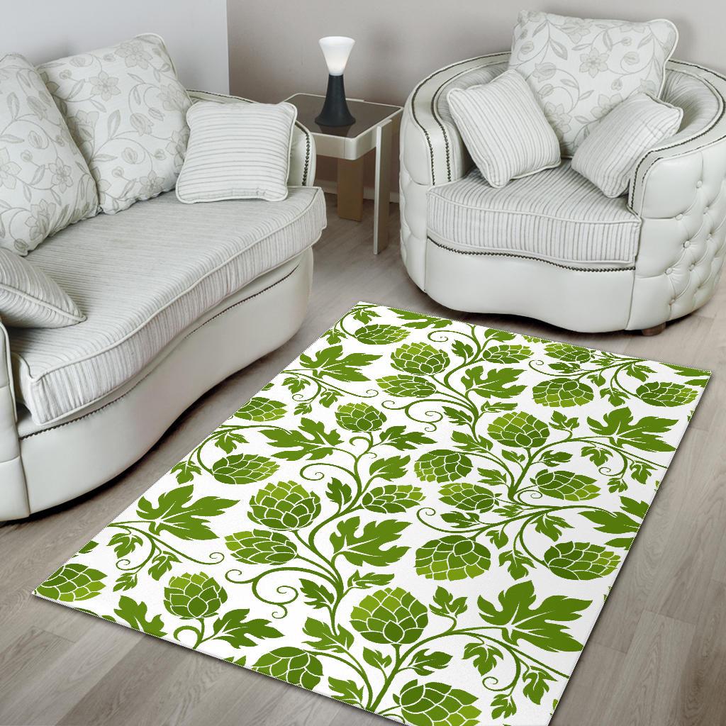 Hop design pattern Area Rug