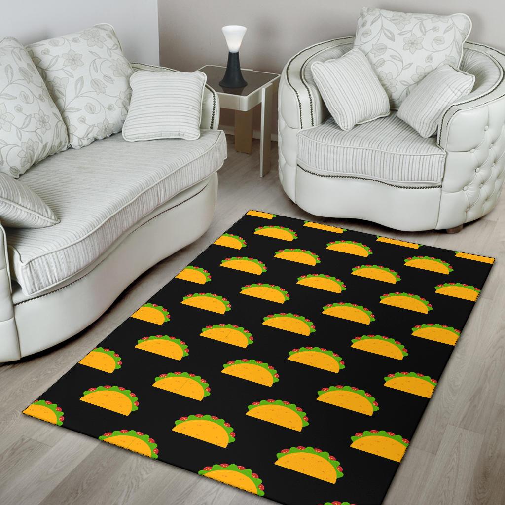 Taco Pattern Print Design TC06 Area Rugs