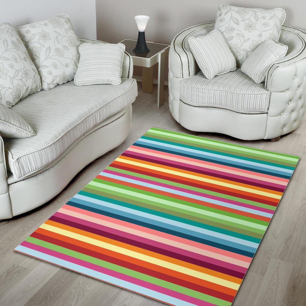 Rainbow Pattern Area Rug