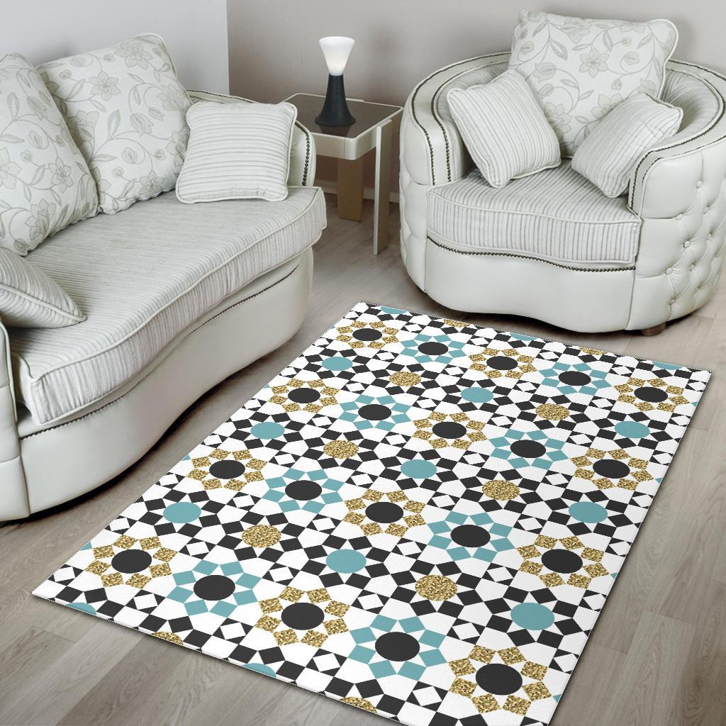 Arabic Morocco Pattern Area Rug