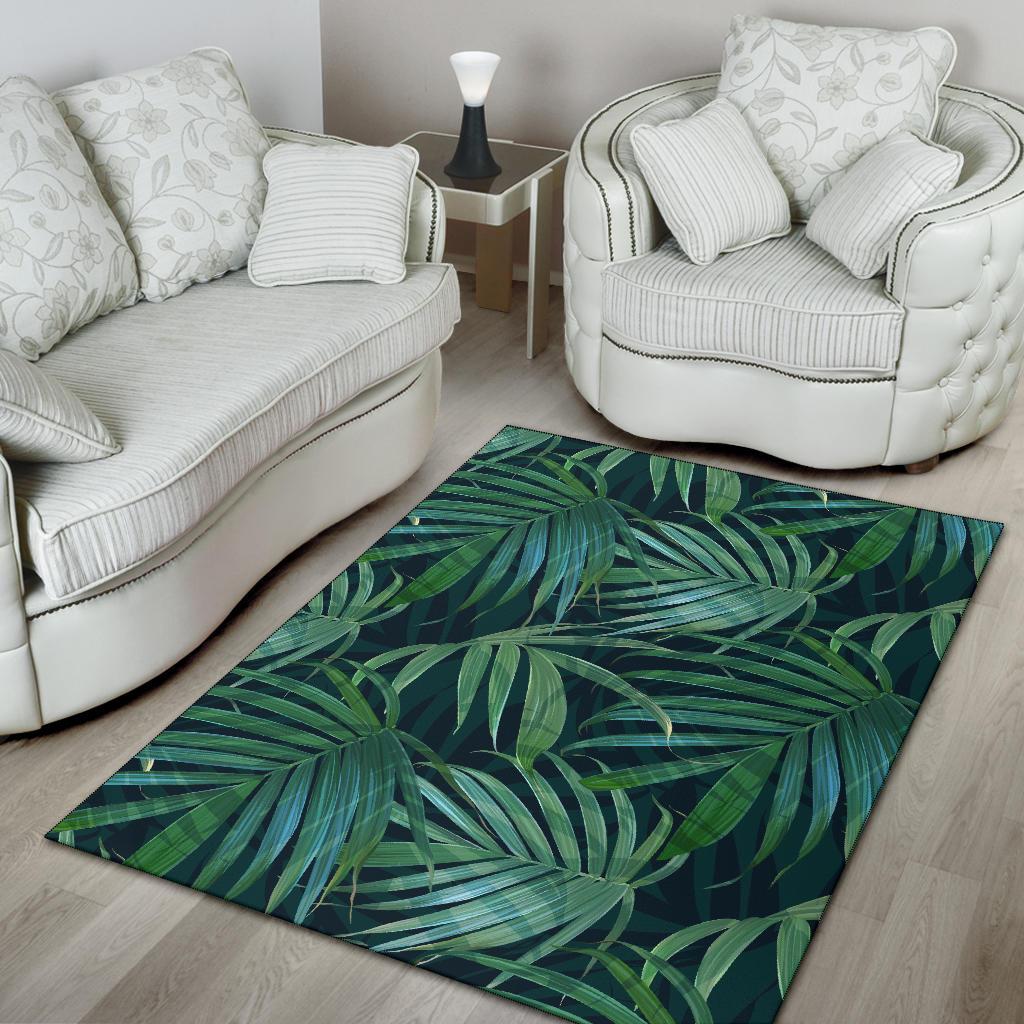 Tropical Flower Pattern Print Design TF011 Area Rugs