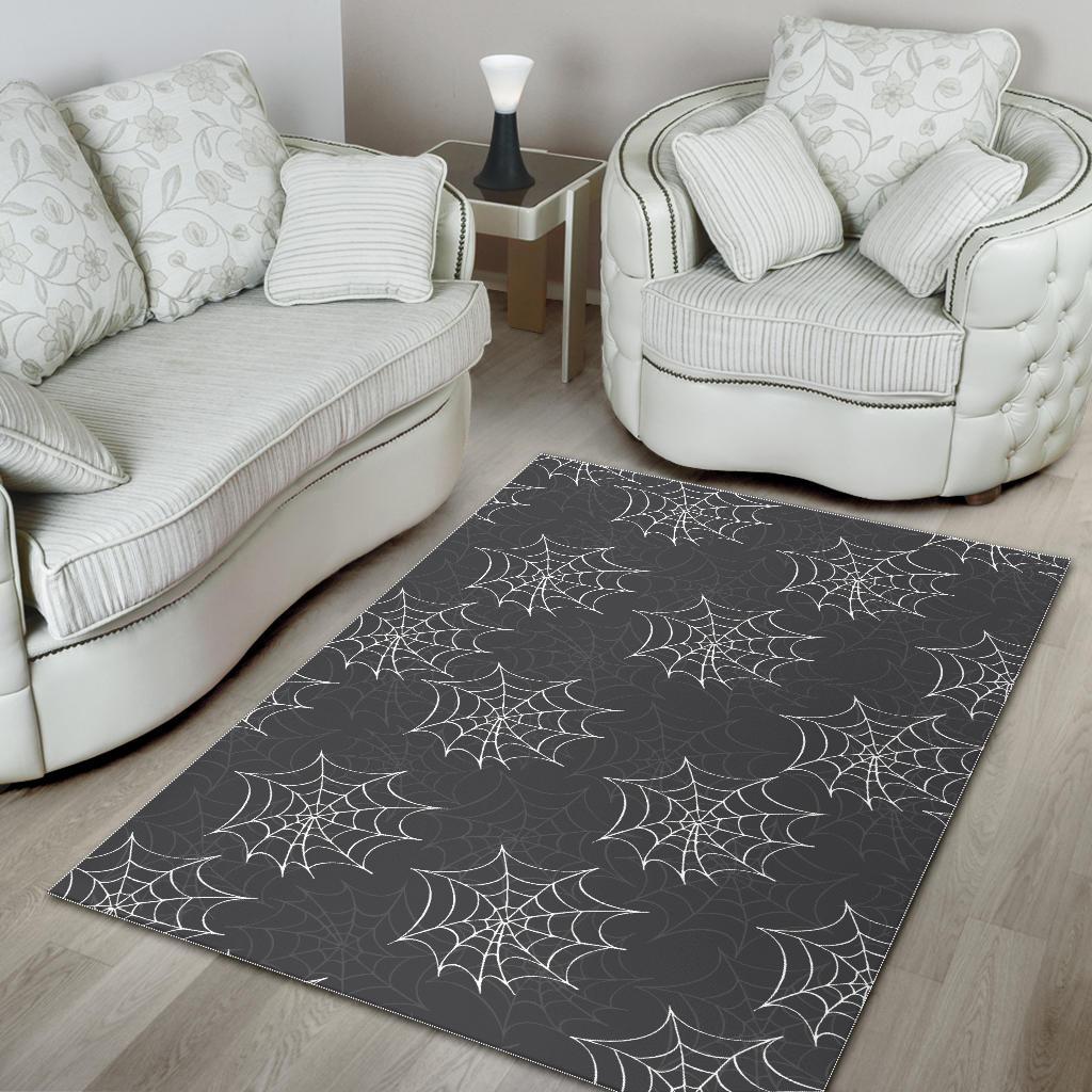 Cobweb Spider Web Pattern Area Rug