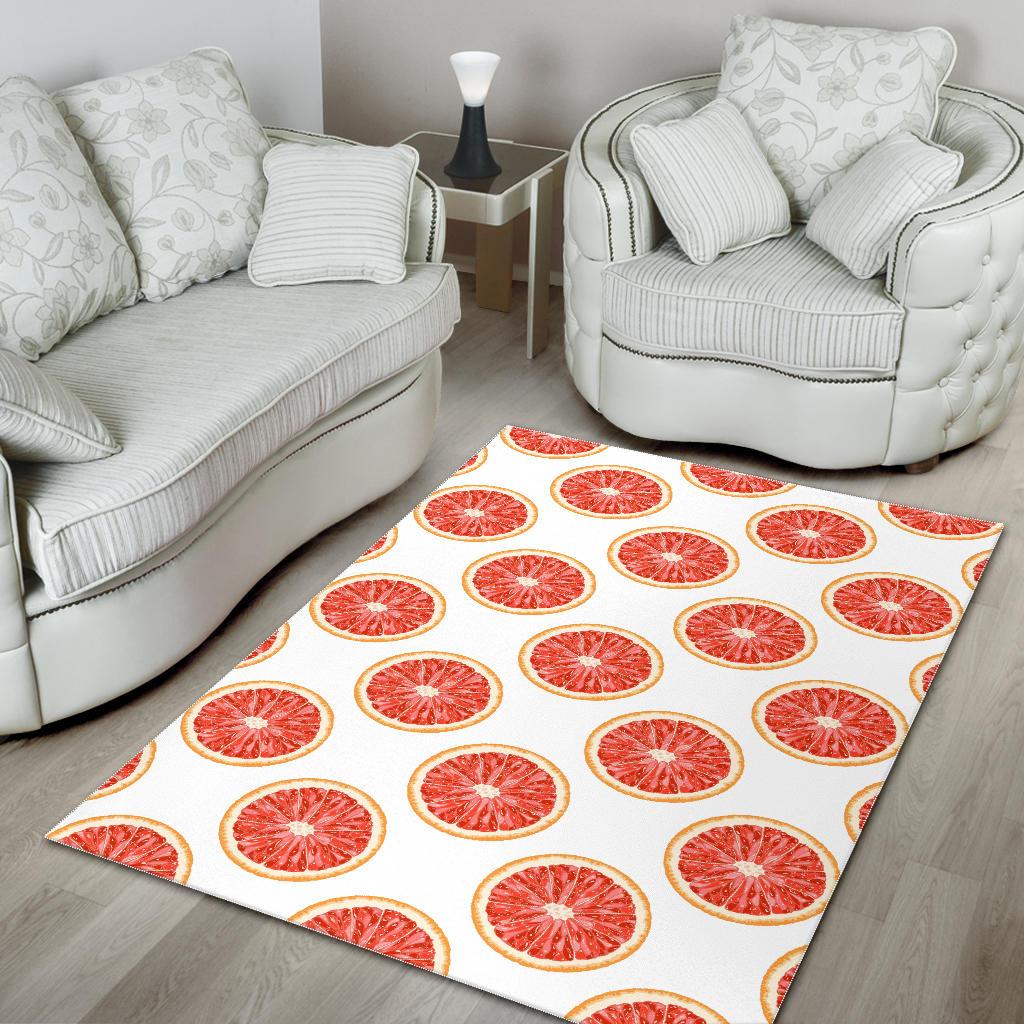 Grapefruit pattern Area Rug