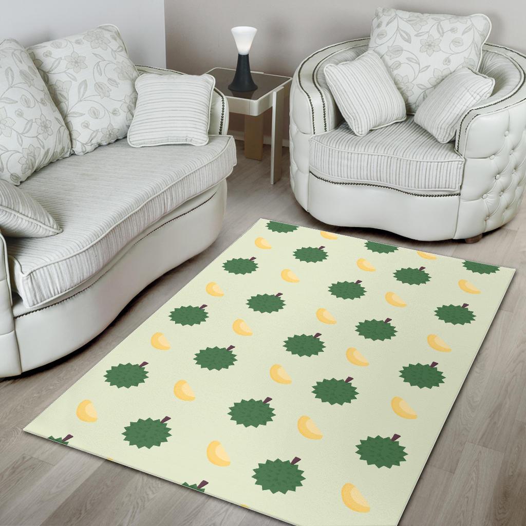 Durian Pattern Theme Area Rug