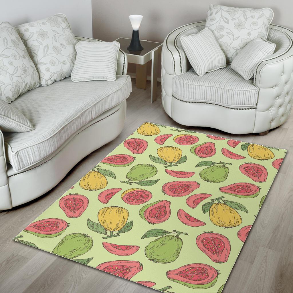 Guava Pattern Background Area Rug
