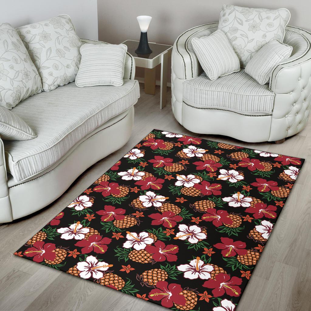 Hawaiian Themed Pattern Print Design H013 Area Rugs