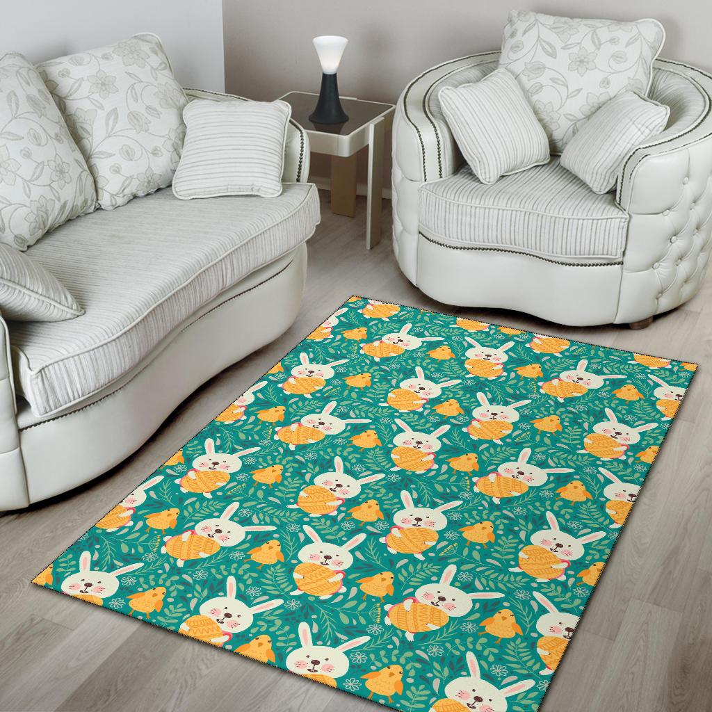Easter Eggs Pattern Print Design RB02 Area Rugs