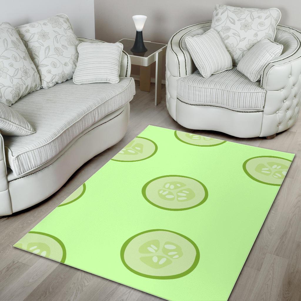 Cucumber pattern Area Rug