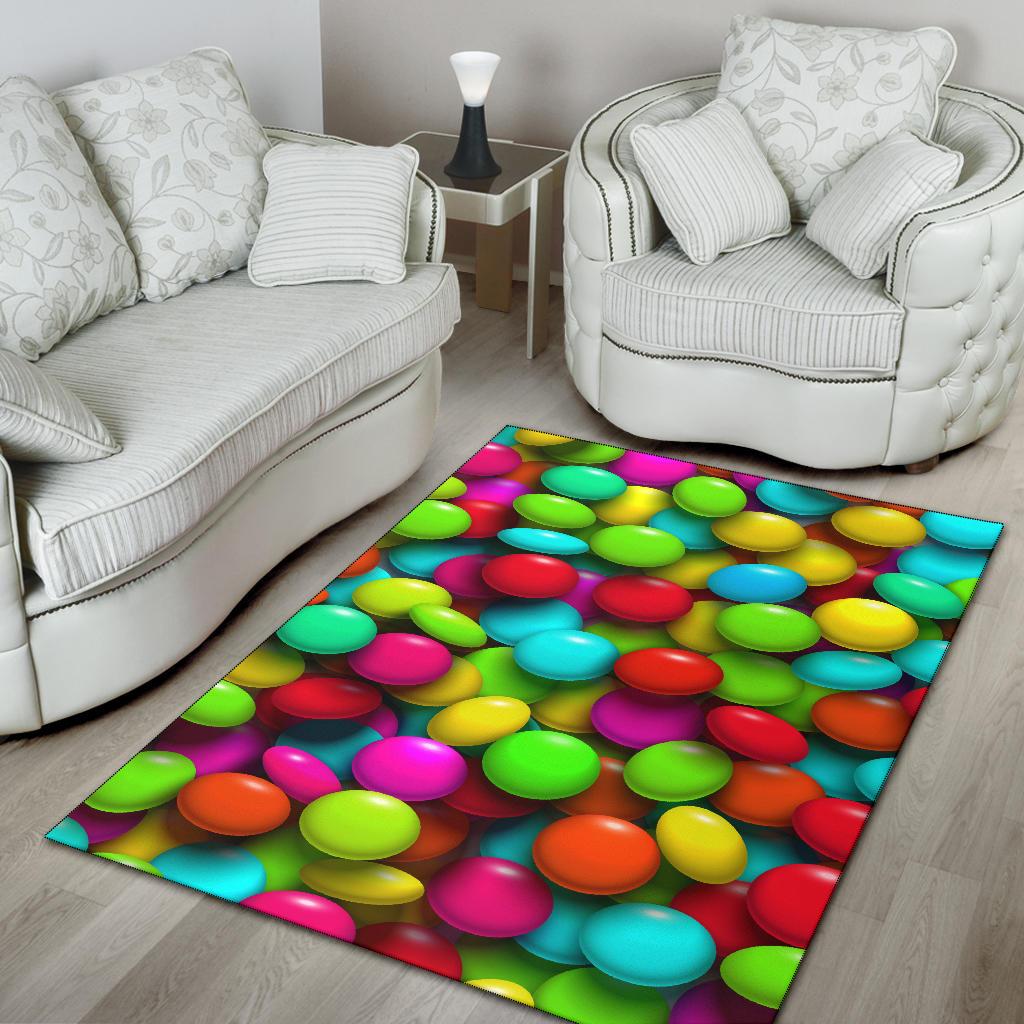Candy Pattern Print Design CA03 Area Rugs