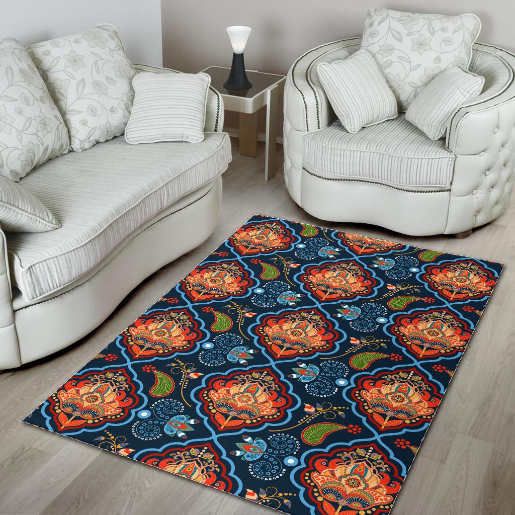 Indian Traditional Pattern Area Rug