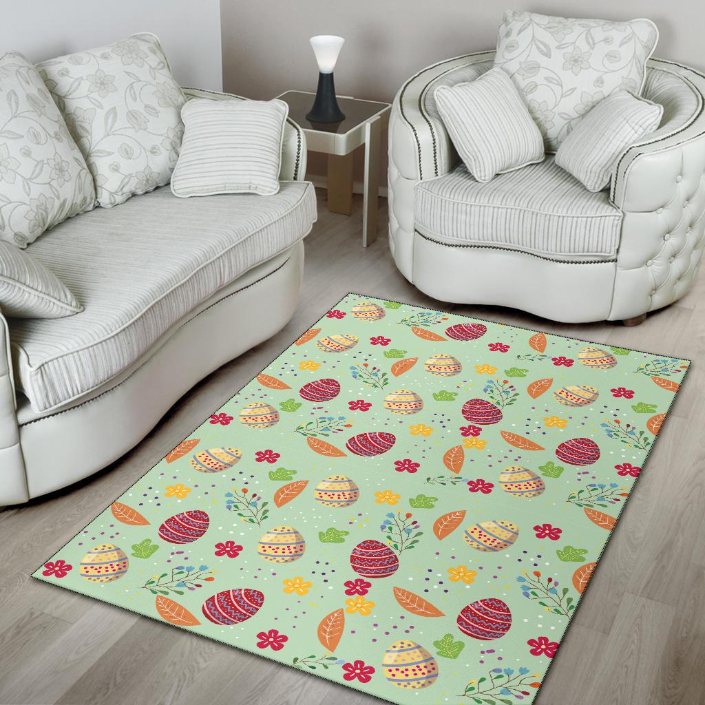 Easter Eggs Pattern Print Design RB07 Area Rugs