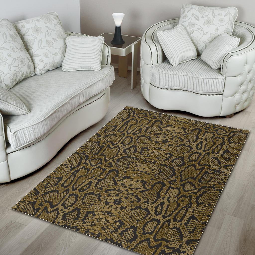 Snake skin pattern Area Rug