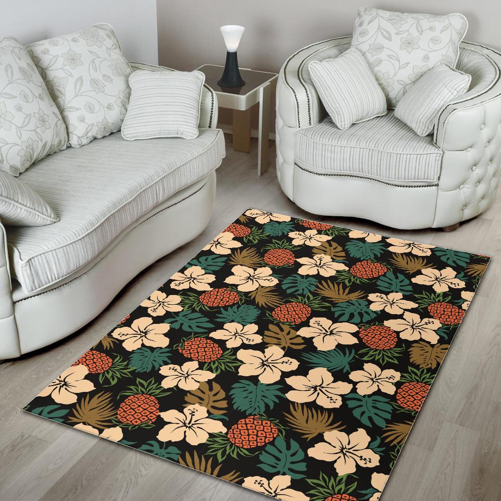 Hawaiian Themed Pattern Print Design H08 Area Rugs