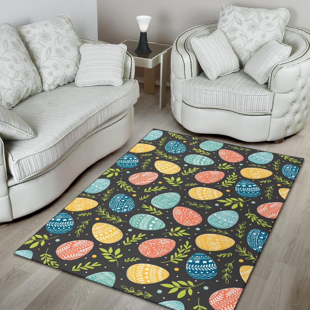Easter Eggs Pattern Print Design RB01 Area Rugs