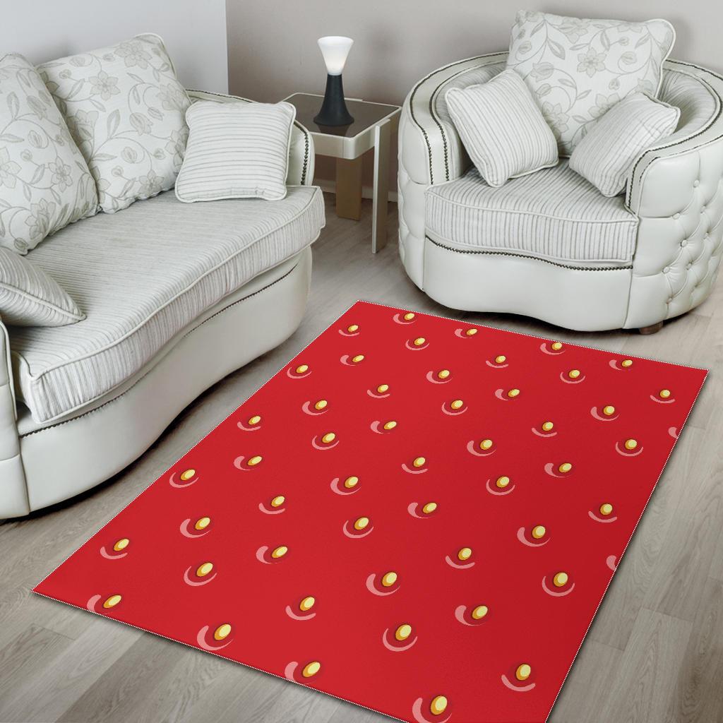 strawberry texture skin pattern Area Rug