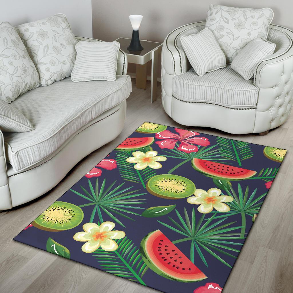 Tropical Fruits Pattern Print Design TF05 Area Rugs