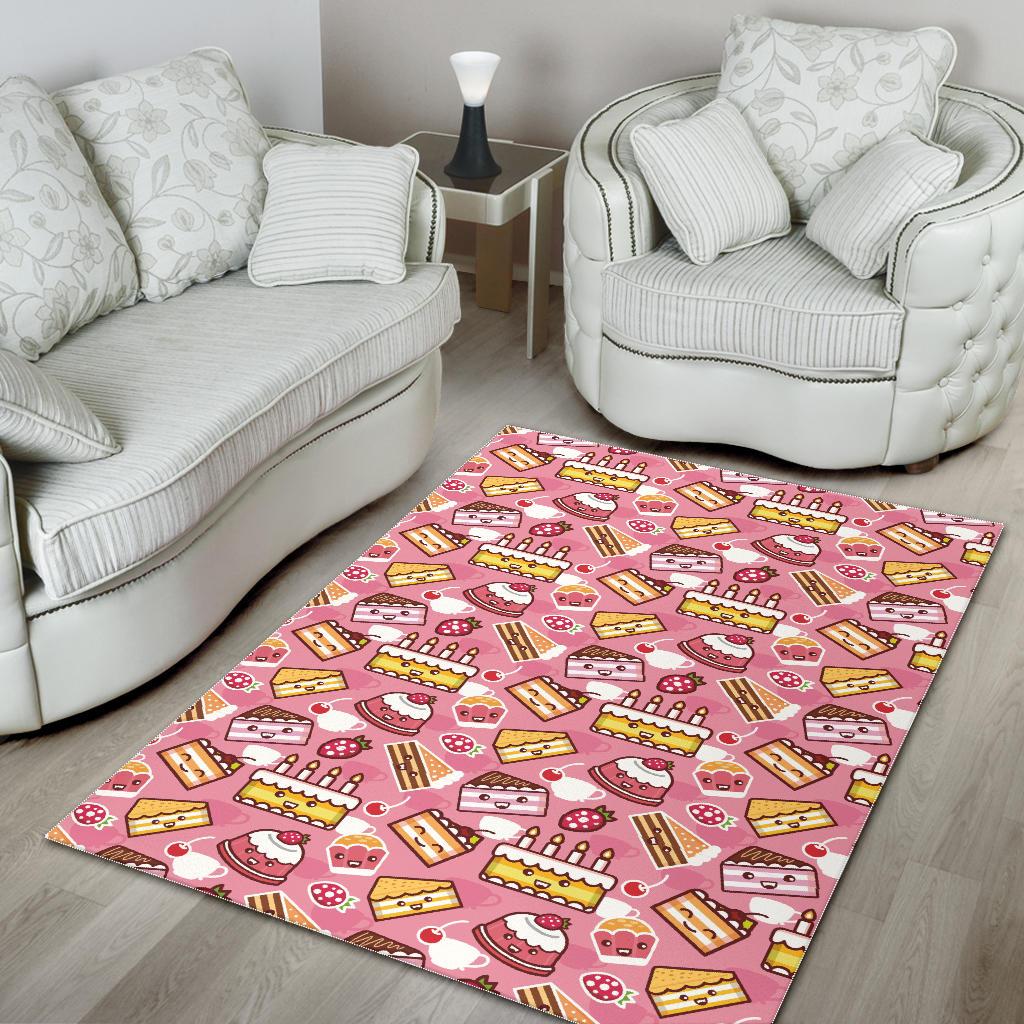 Cake Pattern Background Area Rug