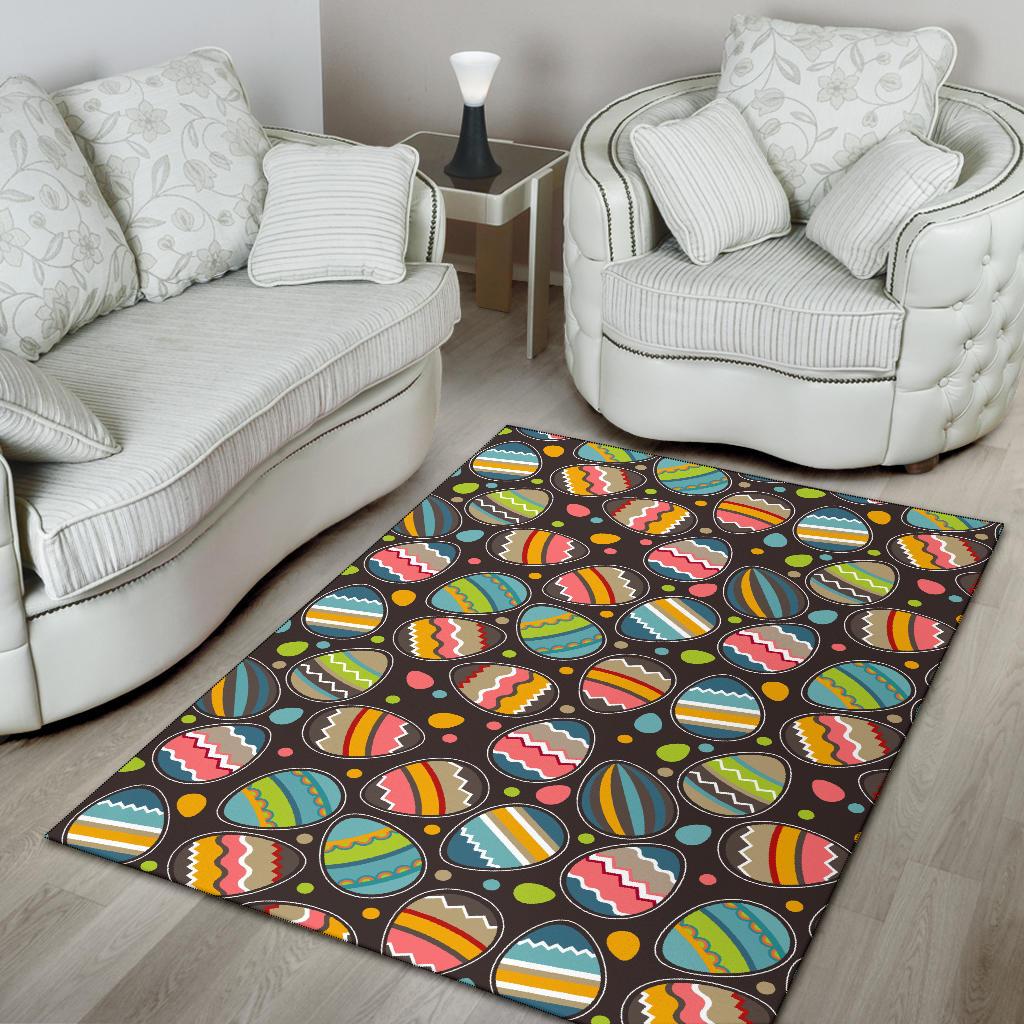 Easter Eggs Pattern Print Design RB03 Area Rugs