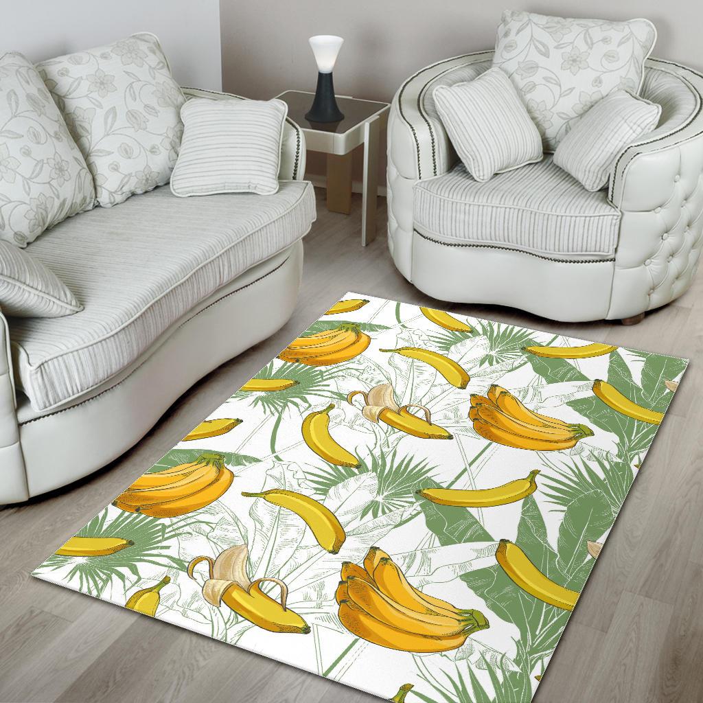 Banana Pattern Background Area Rug