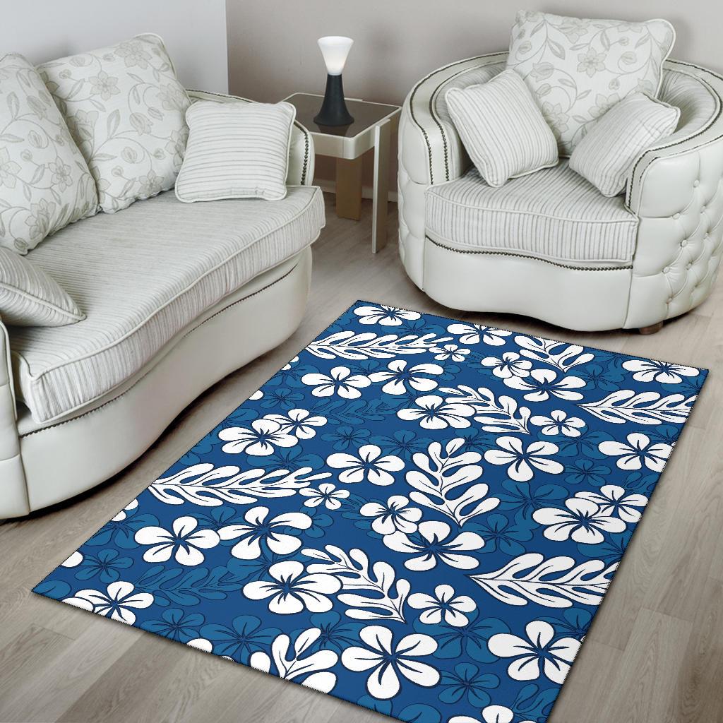Plumeria Pattern Print Design PM015 Area Rugs
