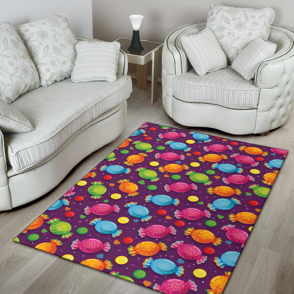 Candy Pattern Print Design CA05 Area Rugs