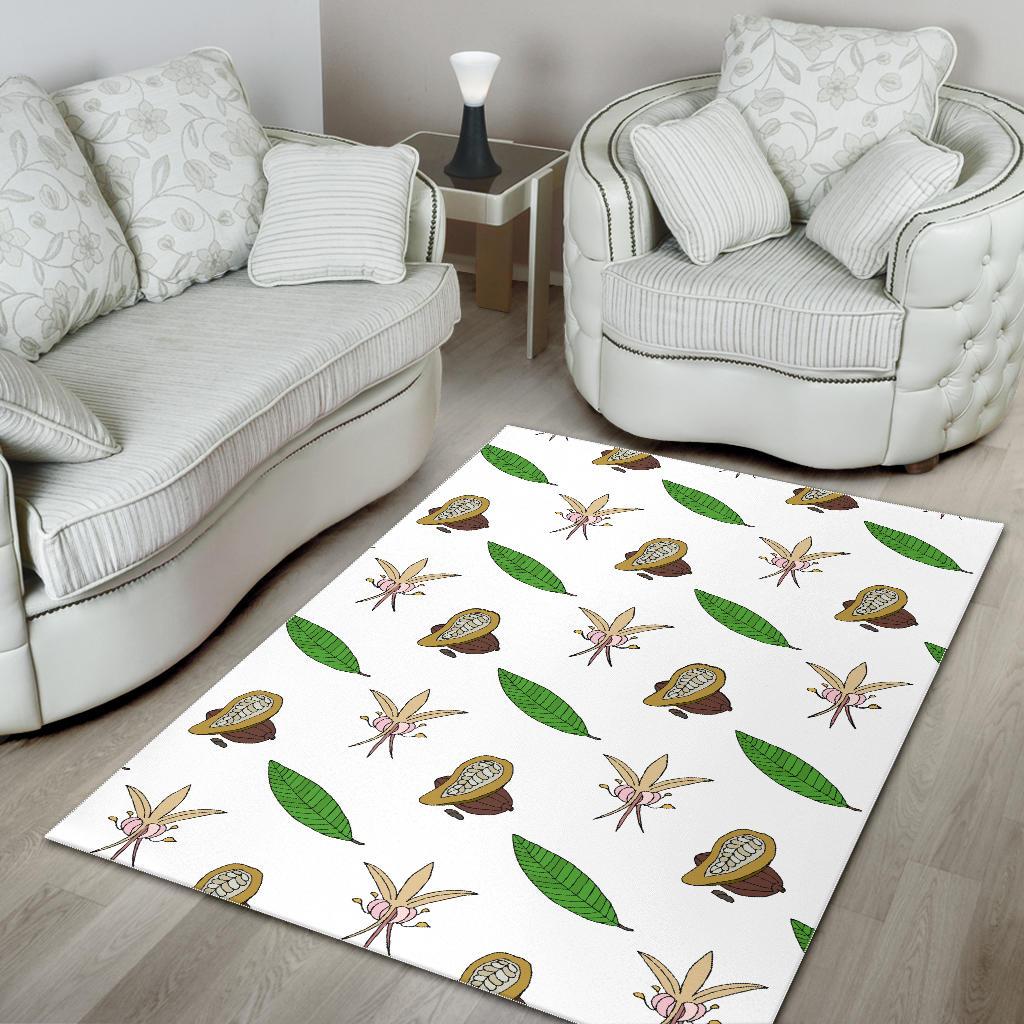 Color hand drawn Cocoa pattern Area Rug