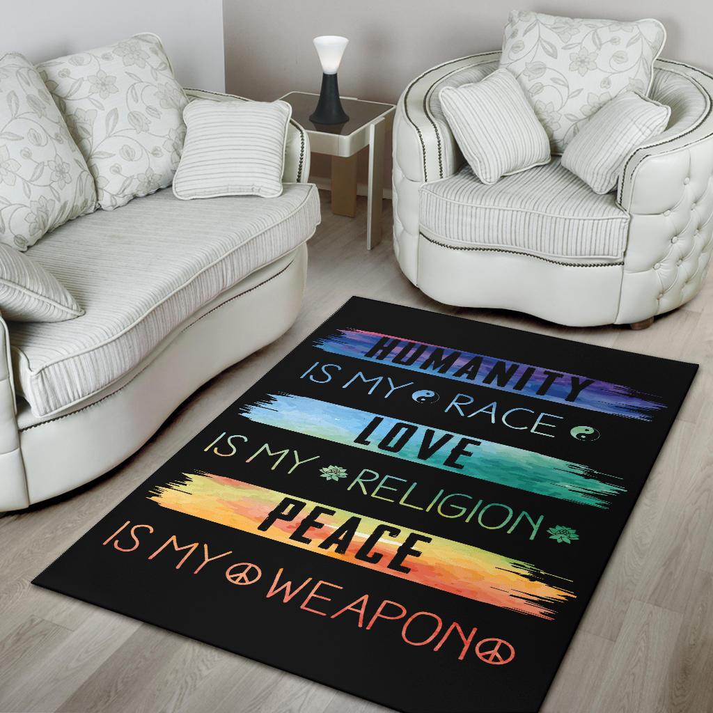 Black Area Rug