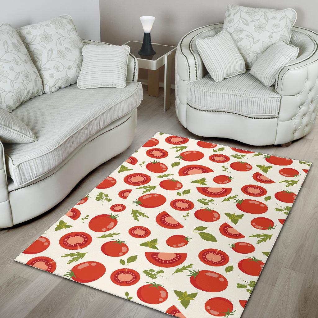 Tomato pattern Area Rug