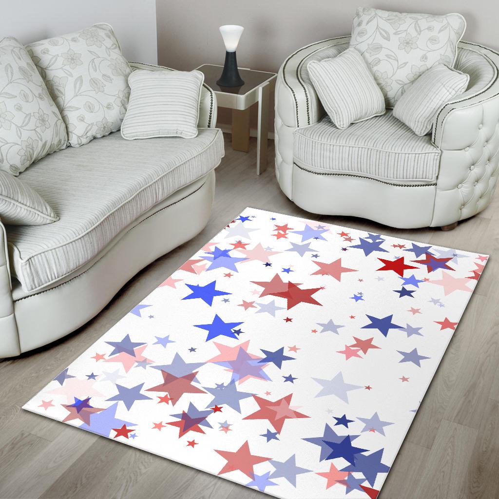 USA Star Pattern Area Rug