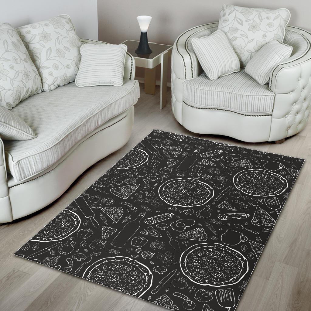 Pizza pattern  Area Rug