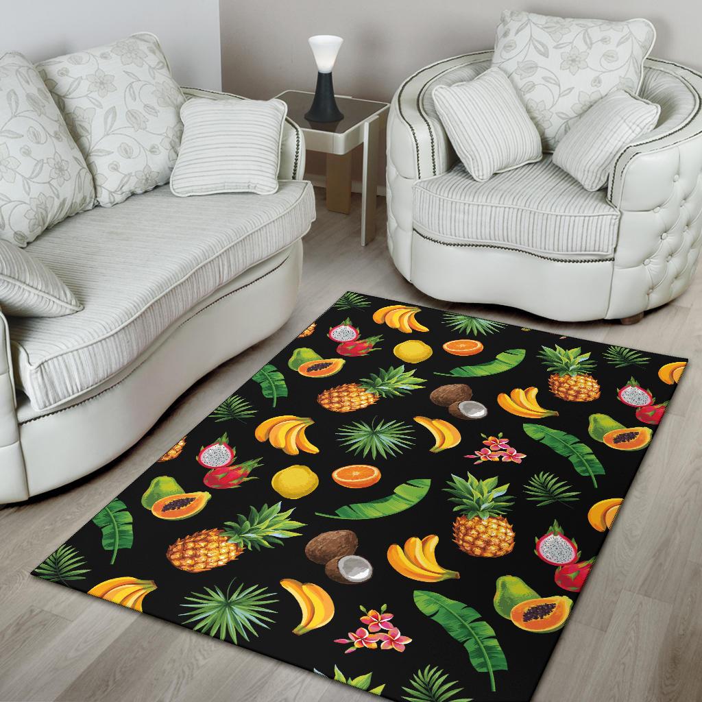 Tropical Fruits Pattern Print Design TF03 Area Rugs